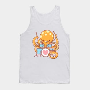 Octopus Drummer Tank Top